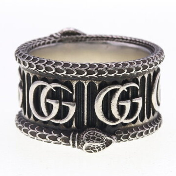 Gucci GG Snake Ring Sterling Accessory - Picture 1 of 3